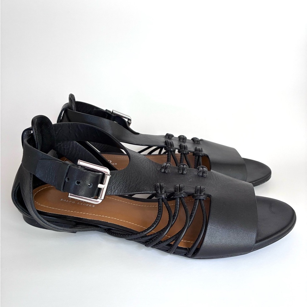 Polo Ralph Lauren Black Sandals (37/ 7) NEW!